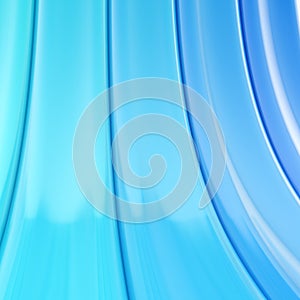 Bend blue stripes abstract background