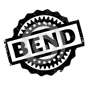 Bend rubber stamp