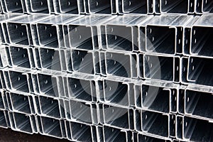 Bended steel profiles photo