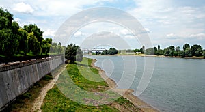 Bender near Tiraspol, Transnistria, Moldova: View of the Dniester River