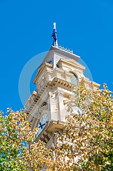 Bendigo Town Hall with clock tower in Australia photo