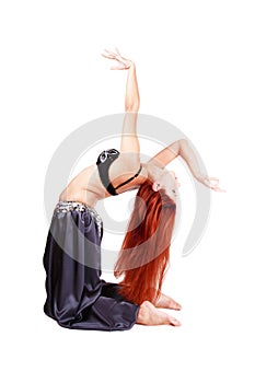 Bending bellydancer photo