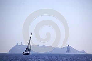 Bending Giraglia island