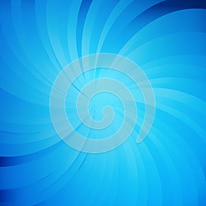 Bending line cycle to cental point blue light abstract background photo