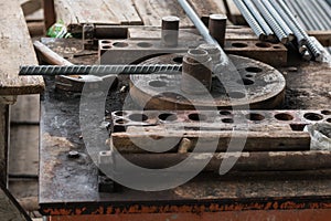 Bending machine rebar