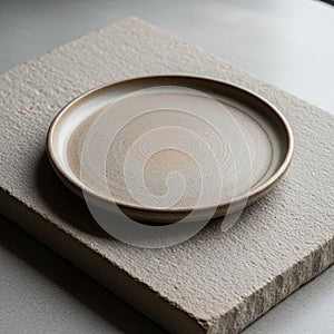 Beneath has a rough surface, emphasizing the contrasting textures between