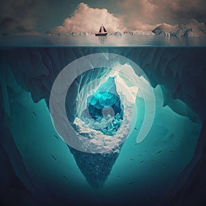 Beneath the iceberg