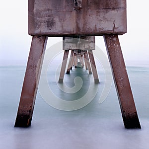 Navarre Beach pier along the Florida Panhandle photo