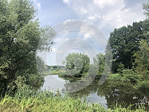 The Beneden Regge river in Overijssel