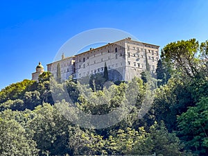 Benedictine Abbey of Monte Cassino in Italy photo