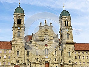 Benedictine monastery Einsiedeln Abbey or Das Kloster Einsiedeln