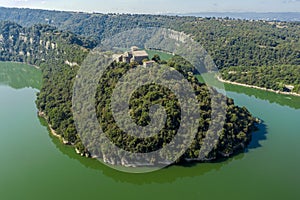 Benedictine monastery of Sant Pere de Casserres on the Ter river