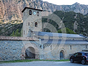 Benedictine monastery of Santa Maria de AlaÃ³n, Huesca, Spain, Europe