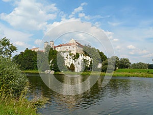 Benedictine monastery in Tyniec near Krakow,Poland photo