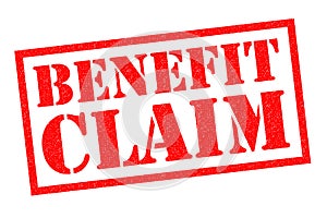 BENEFIT CLAIM Rubber Stamp