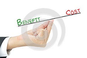 Benefit vs Cost comparison photo