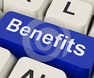 Benefits Key Means Advantage Or Reward
