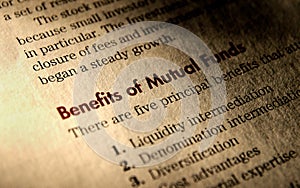 Benefits of Mutual Funds.