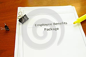 Benefits package