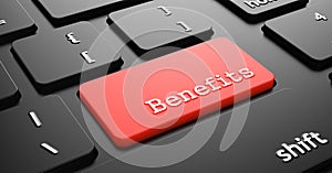 Benefits on Red Keyboard Button.