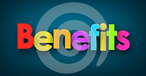 Benefits sign