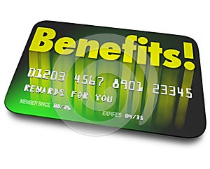 Benefits Word Credit Card Rewards Program Shopper Loyalty