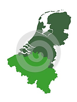 Benelux countries maps - Benelux Union