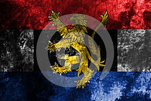 Benelux grunge flag, politico-economic union of Belgium, Netherlands, Luxembourg photo