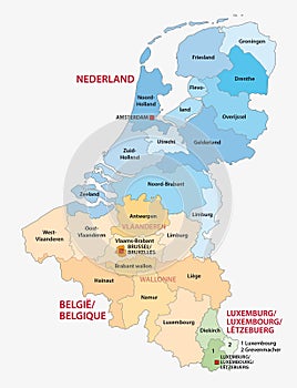 Benelux map