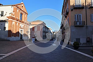 Benevento - Scorcio di Corso Garibaldi la mattina presto photo