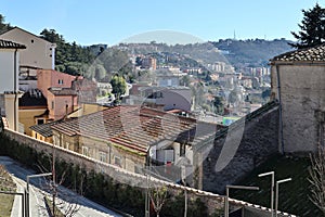 Benevento - Scorcio panoramico dalla terrazza superiore dell\'Hortus Conclusus photo