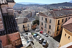 Benevento - Scorcio panoramico del centro storico dalla terrazza superiore dell\'Hortus Conclusus photo