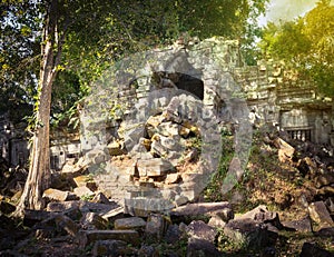 Beng Mealea or Bung Mealea temple. Siem Reap. Cambodia photo