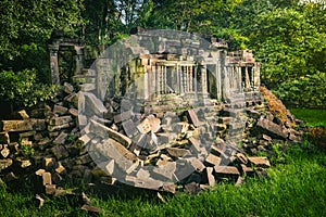 Beng Mealea or Bung Mealea temple. Siem Reap. Cambodia photo