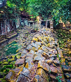 Beng Mealea or Bung Mealea temple. Siem Reap. Cambodia photo