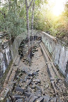 Beng Mealea temple ruin in the Koh Ker complex, Siem Reap, Cambodia