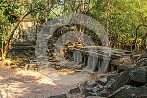 Beng Mealea temple ruins in Siem Reap, Cambodia.