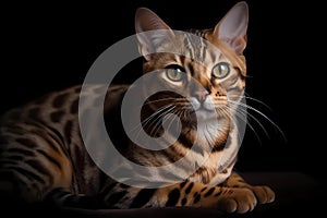 Bengal cat - Originated in the United States (Generative AI)