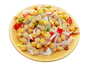 Bengal gram (Cicer arietinum) salad