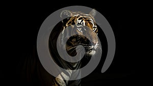 Bengal tiger. Illustration AI Generative