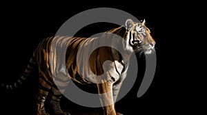 Bengal tiger. Illustration AI Generative