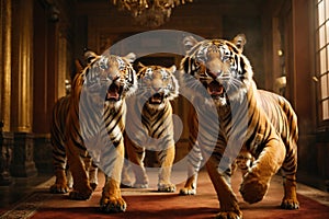 Bengal Tiger wallpaper hd download,ai generated