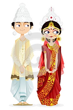 Bengali Wedding Couple photo