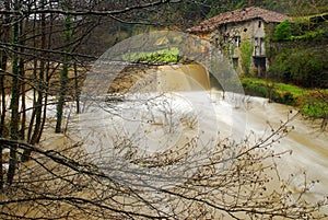 Bengolea old ironworks on the Lea River. Vizcaya. Basque Country. Spain