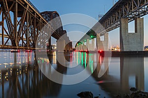 The Beniciaâ€“Martinez Bridge crossing the Carquinez Strait