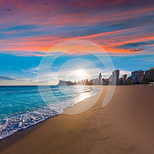 Benidorm Alicante playa de Poniente beach photo