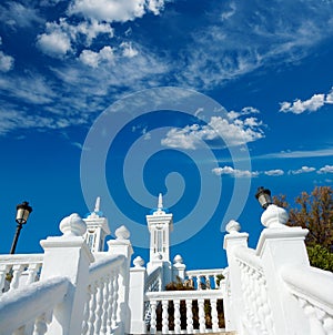Benidorm balcon del Mediterraneo Mediterranean sea white balustrade
