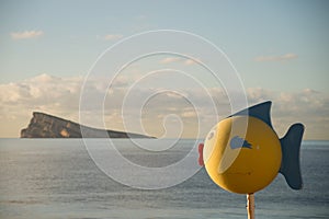 Benidorm beach scene