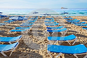 Benidorm Levante beach in Alicante Spain photo