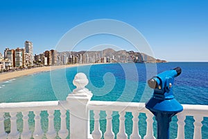 Benidorm Mirador del Castillo lookout Alicante